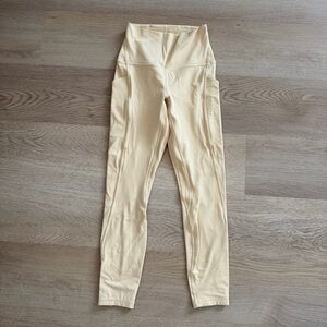 Lululemon Align High Rise Leggings with pockets 25” in prosecco